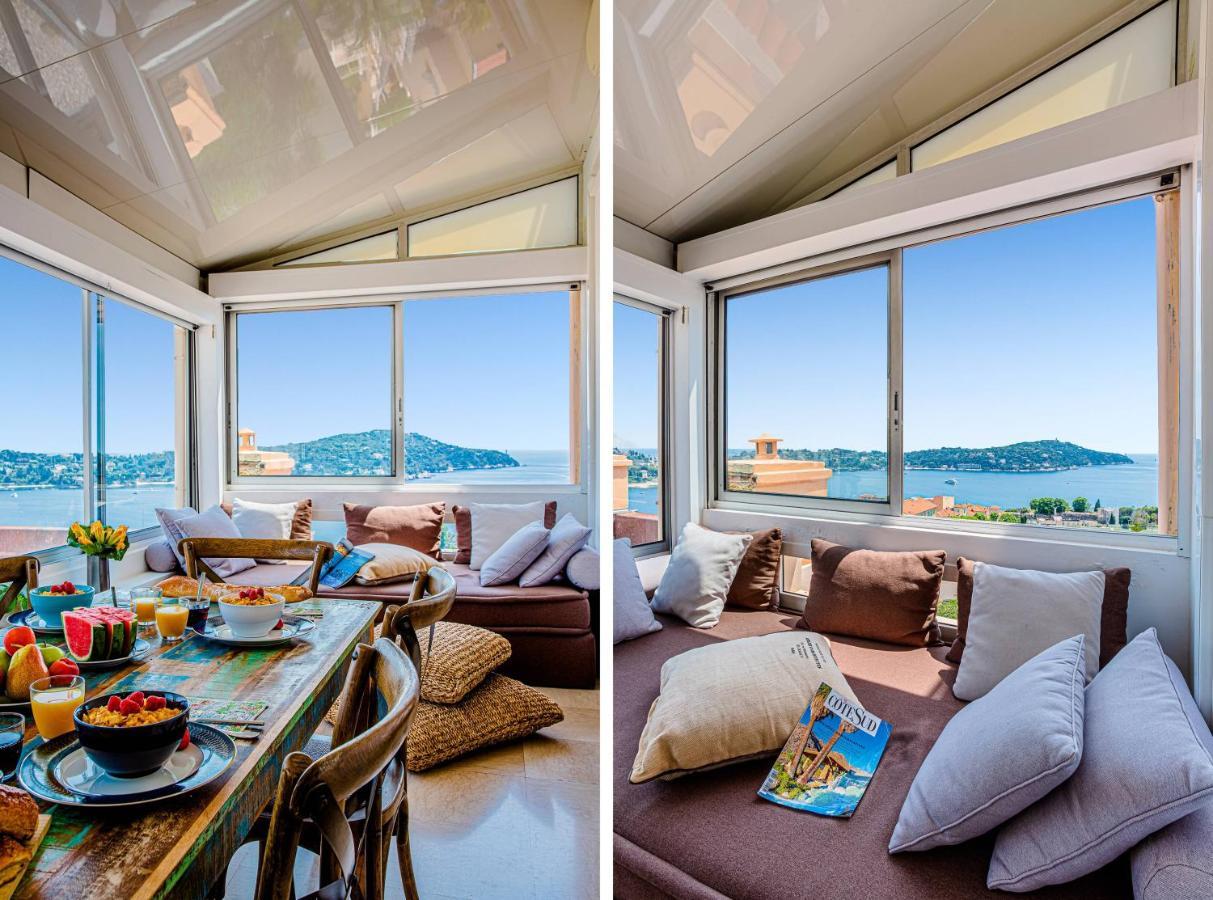 My Casa - Villefranche Cauvin - Panoramic Sea View Ac Extérieur photo