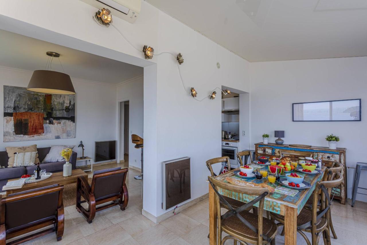 My Casa - Villefranche Cauvin - Panoramic Sea View Ac Extérieur photo